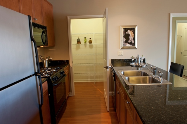 1801 Tower Drive, Unit E243 Glenview, IL 60026 - Photo 5 of 26 a kitchen that has a sink and a stove top oven