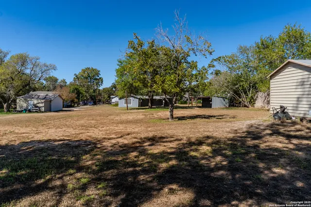 a view of outdoor space with garden