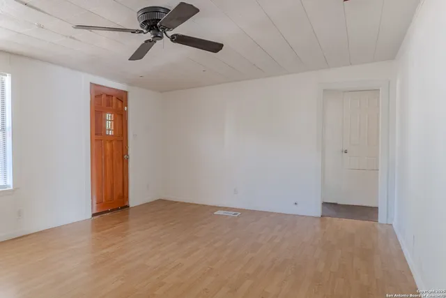 wooden floor in an empty room
