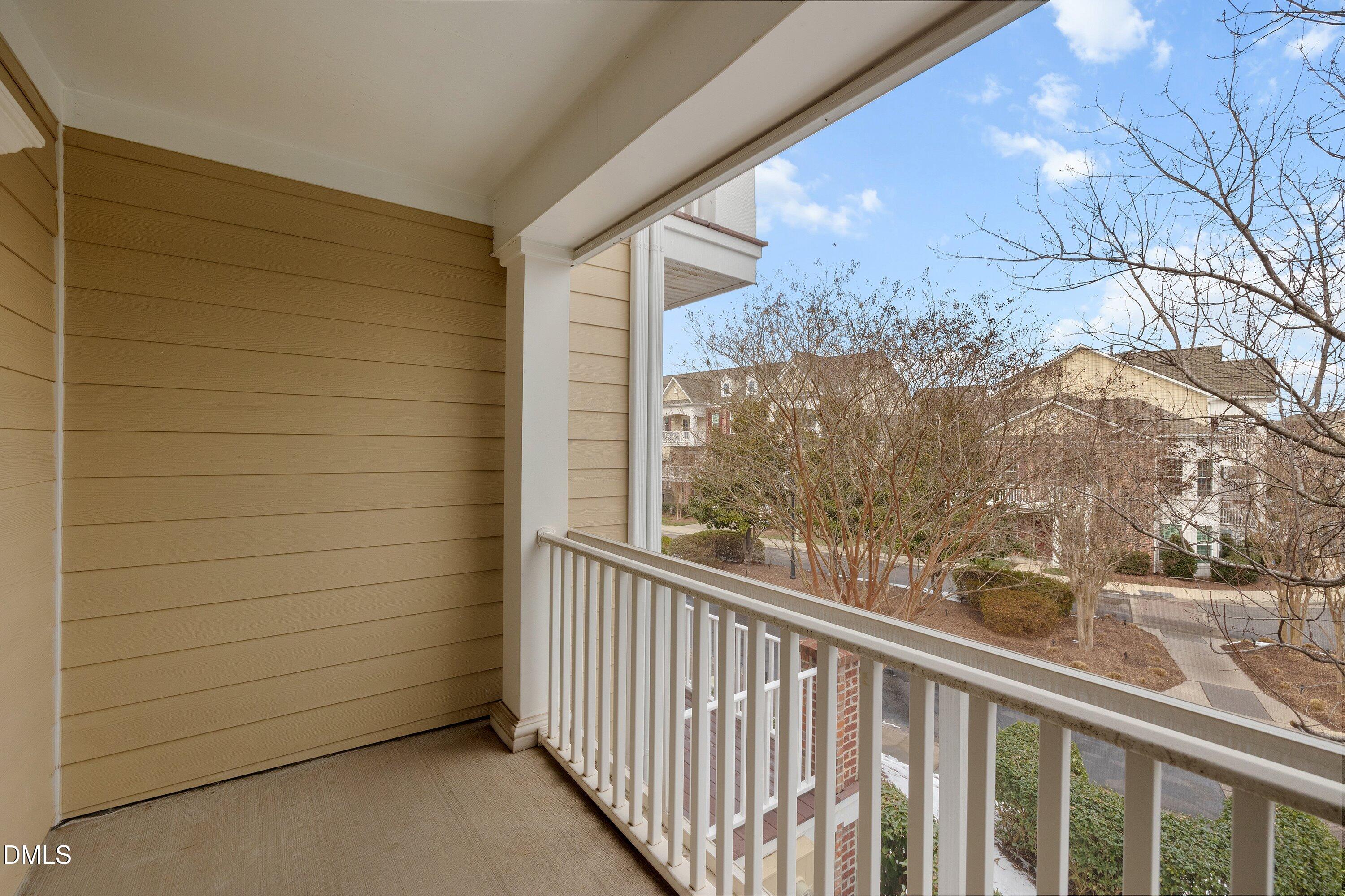 9211 Calabria Drive, Unit 205 Raleigh, NC 27617 - Photo 35 of 55 a view of a balcony with outside view