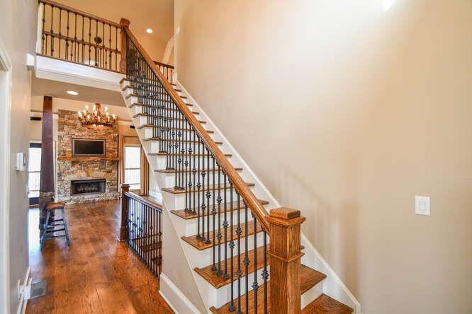 4814 Amal Lane Gainesville, GA 30506 - Photo 3 of 40 a view of entryway with wooden floor