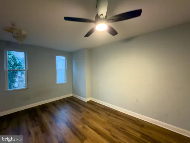 a view of wooden floor in a room