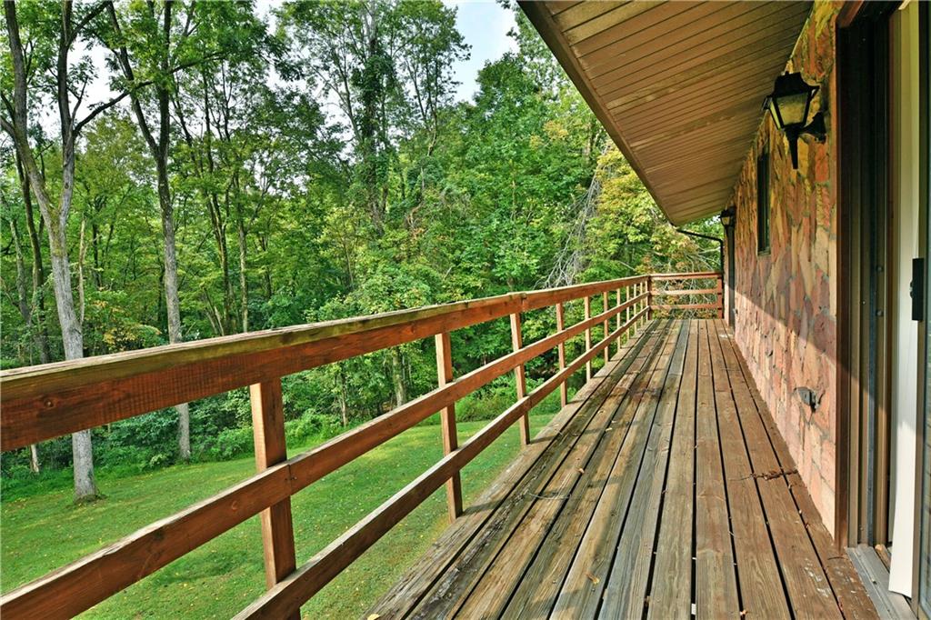 108 Davis Lane Freedom, PA 15042 - Photo 31 of 50 a view of balcony with wooden floor