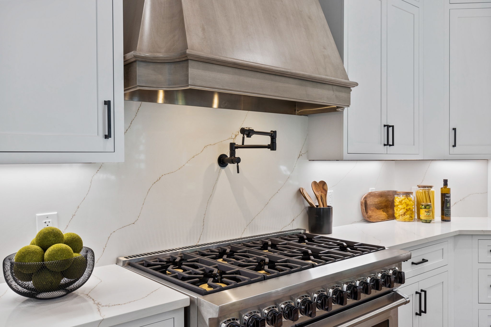 9050 Split Log Road Brentwood, TN 37027 - Photo 14 of 69 a kitchen with a stove and cabinets
