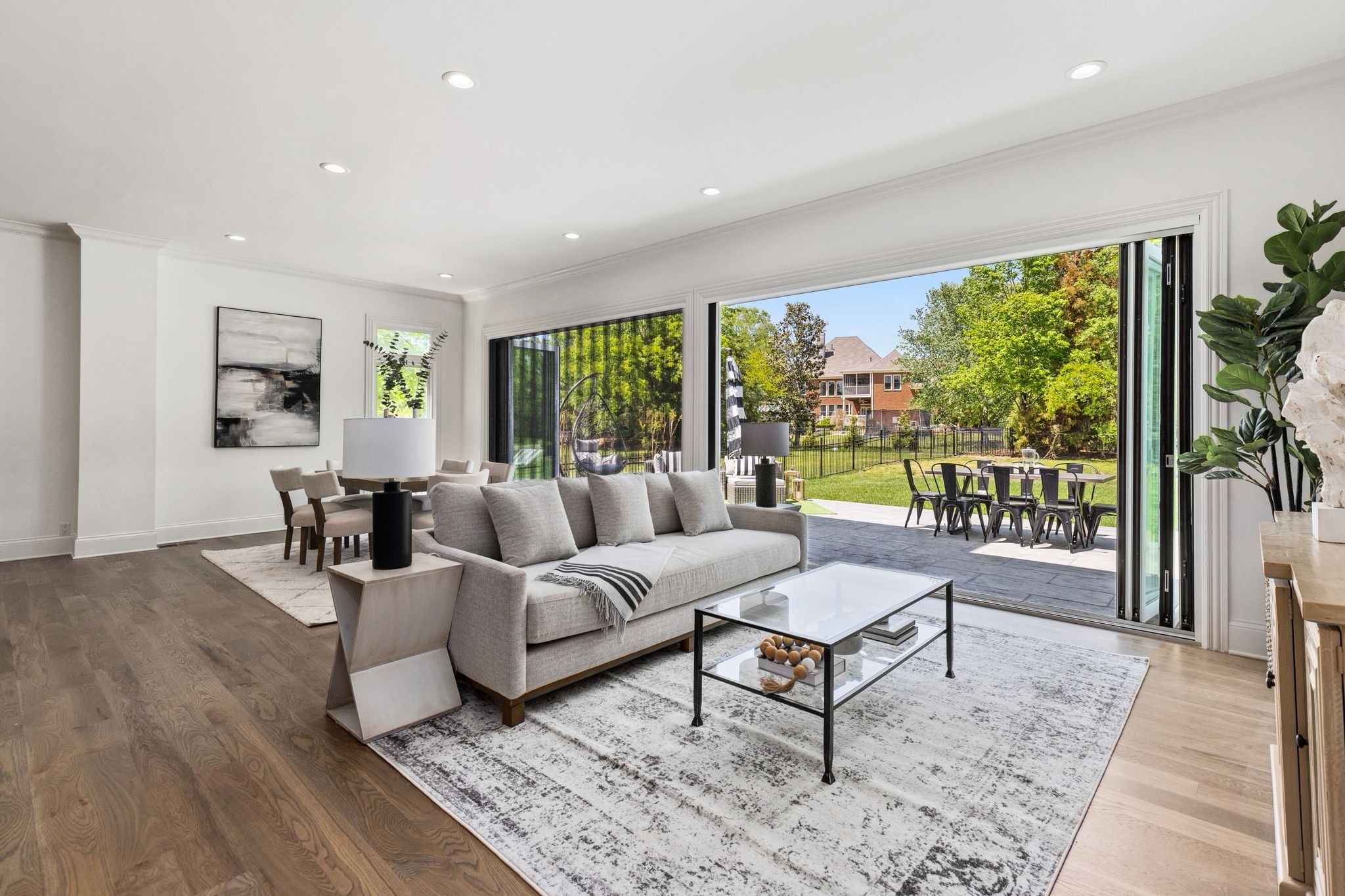 9050 Split Log Road Brentwood, TN 37027 - Photo 17 of 69 a living room with furniture and a large window