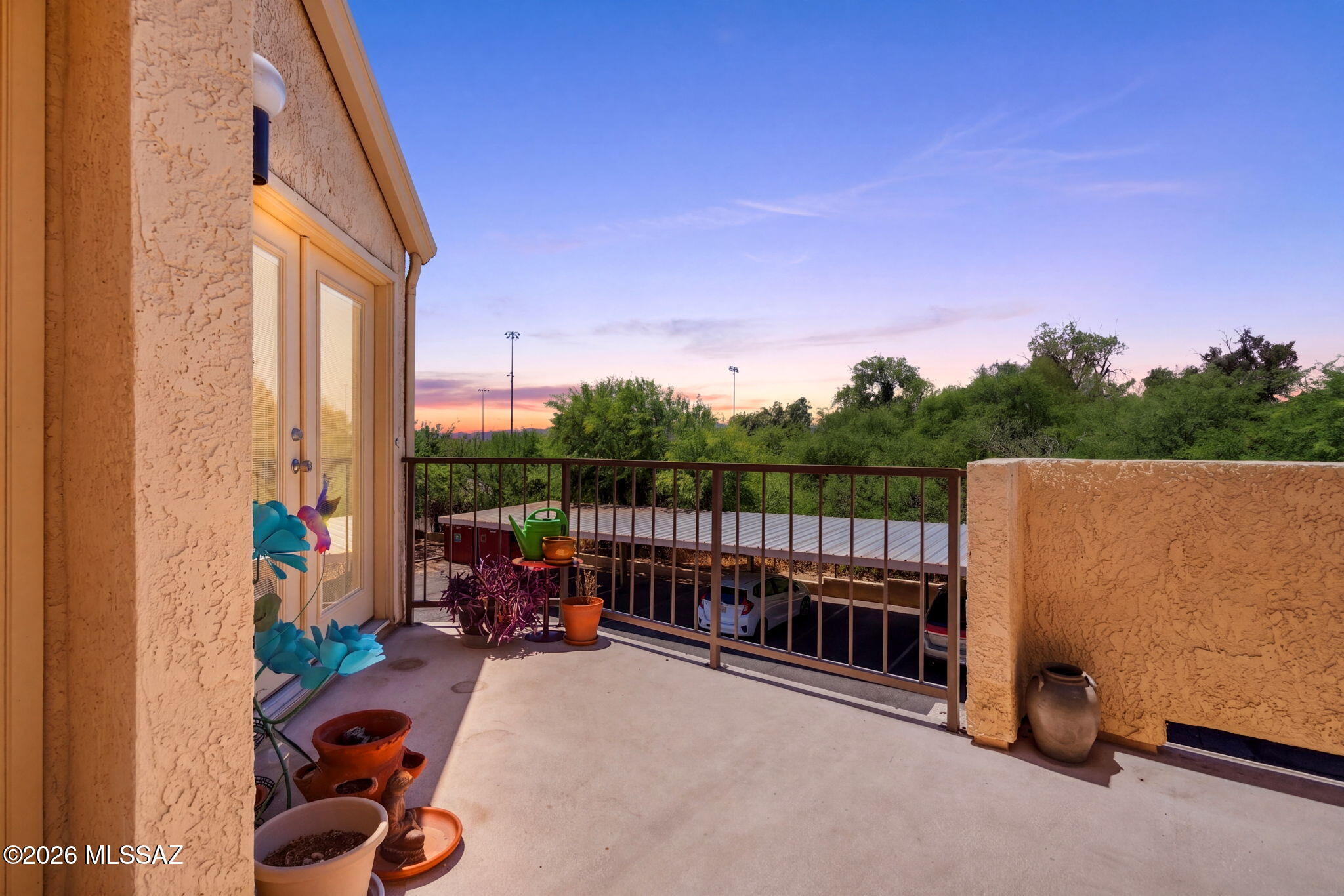 1200 East River Road, Unit G87 Tucson, AZ 85718 - Photo 24 of 30 a view of balcony with furniture