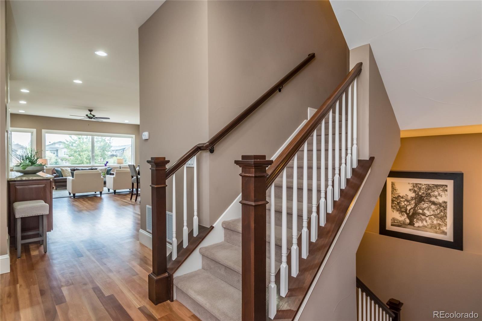 4624 Sunnyside Place Boulder, CO 80301 - Photo 20 of 40 a view of entryway and hall with wooden floor