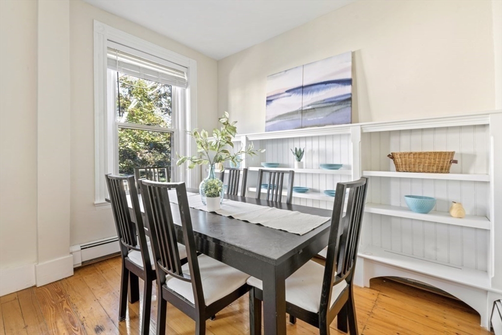 120 Brook Street, Unit 3 Brookline, MA 02445 - Photo 6 of 10 a view of a dining room with furniture and a window