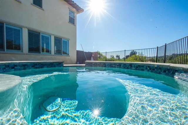 a view of a terrace with a garden