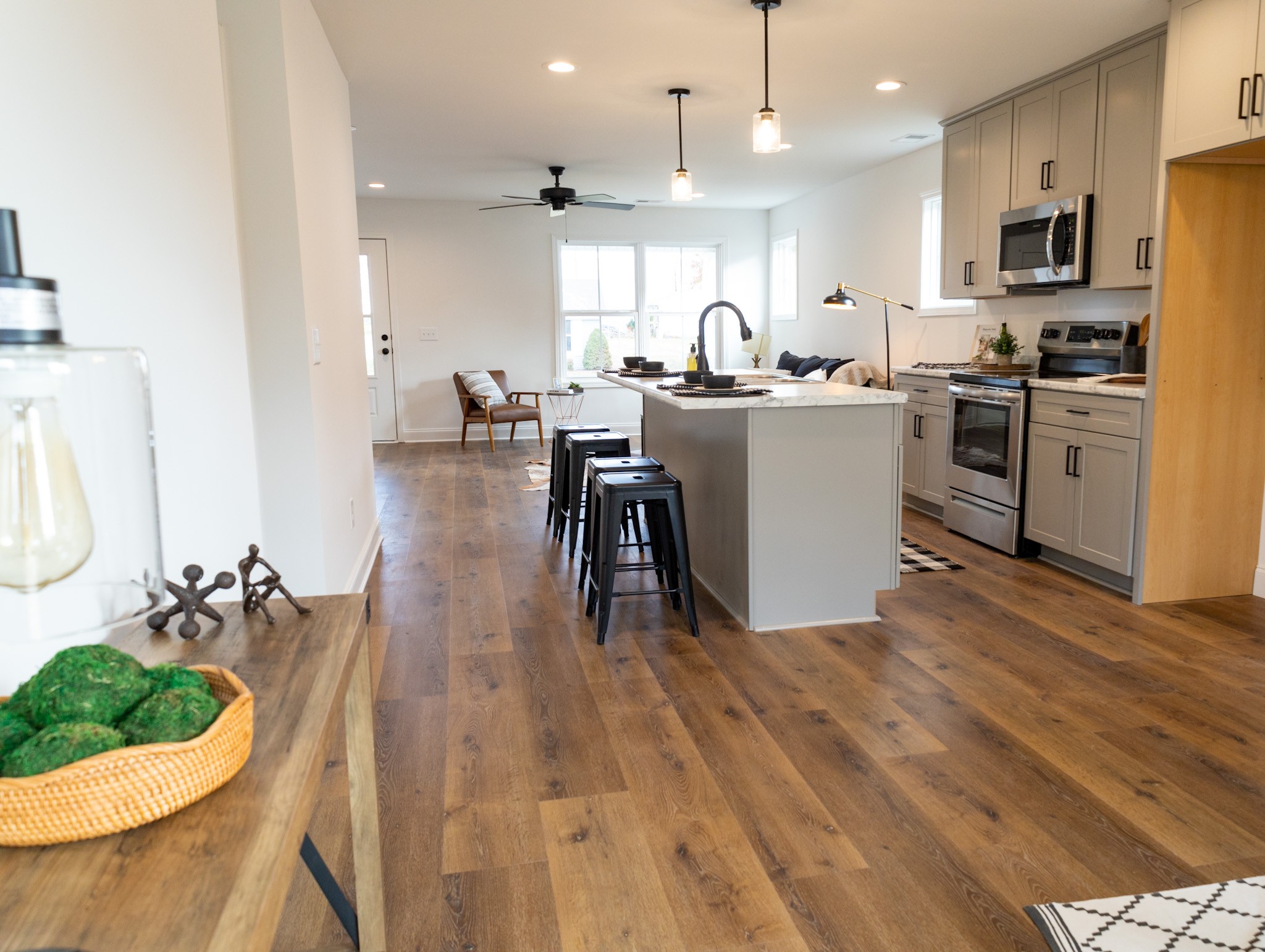 362 Baldwin Lane Springfield, TN 37172 - Photo 6 of 15 a kitchen with a sink a counter top space stainless steel appliances and cabinets