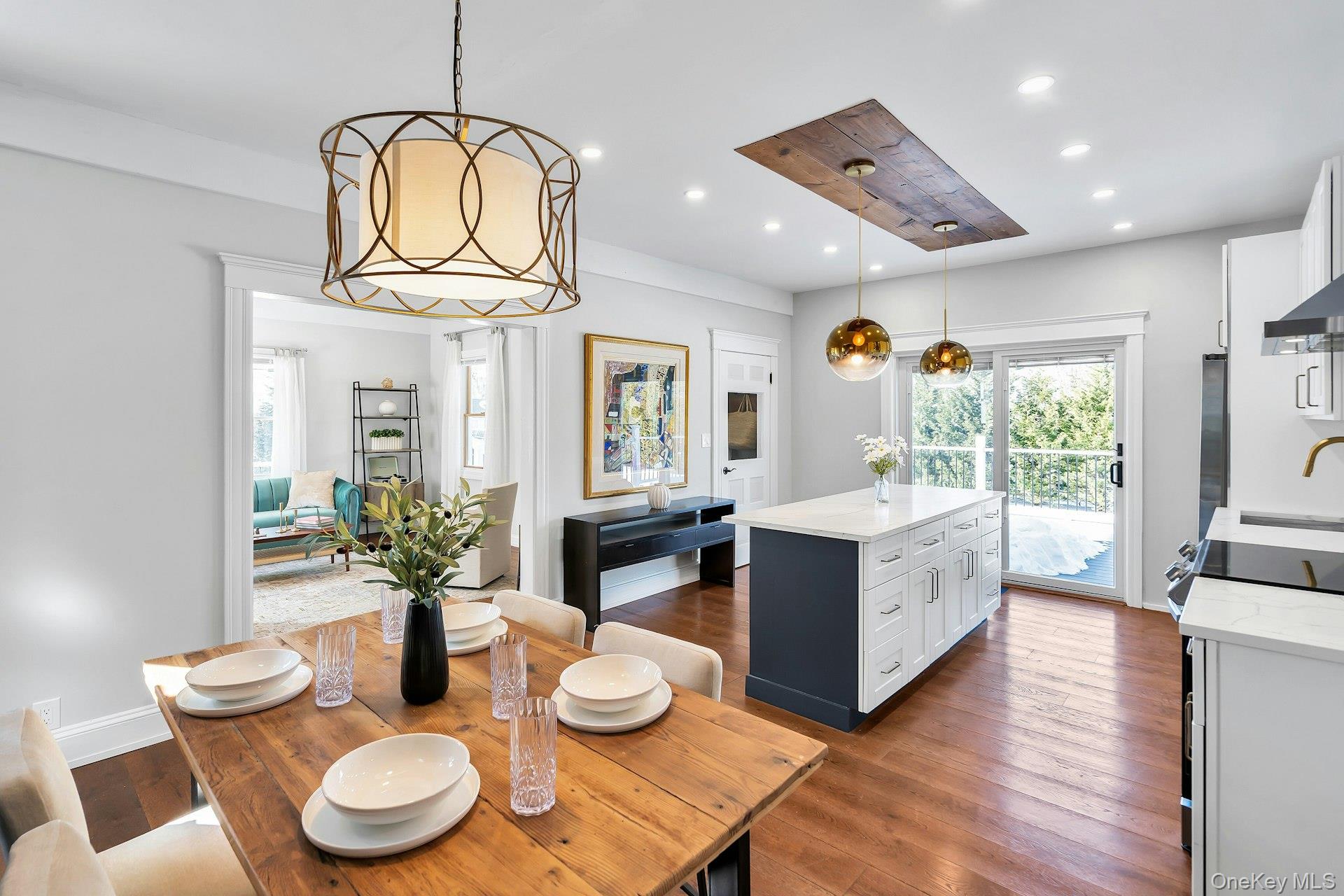 235 Cemetery Road East Marion, NY 11939 - Photo 6 of 37 Open designer chef kitchen which flows to new deck. Perfect for indoor and outdoor living.