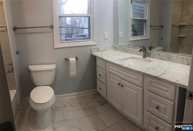 a view of a black gate