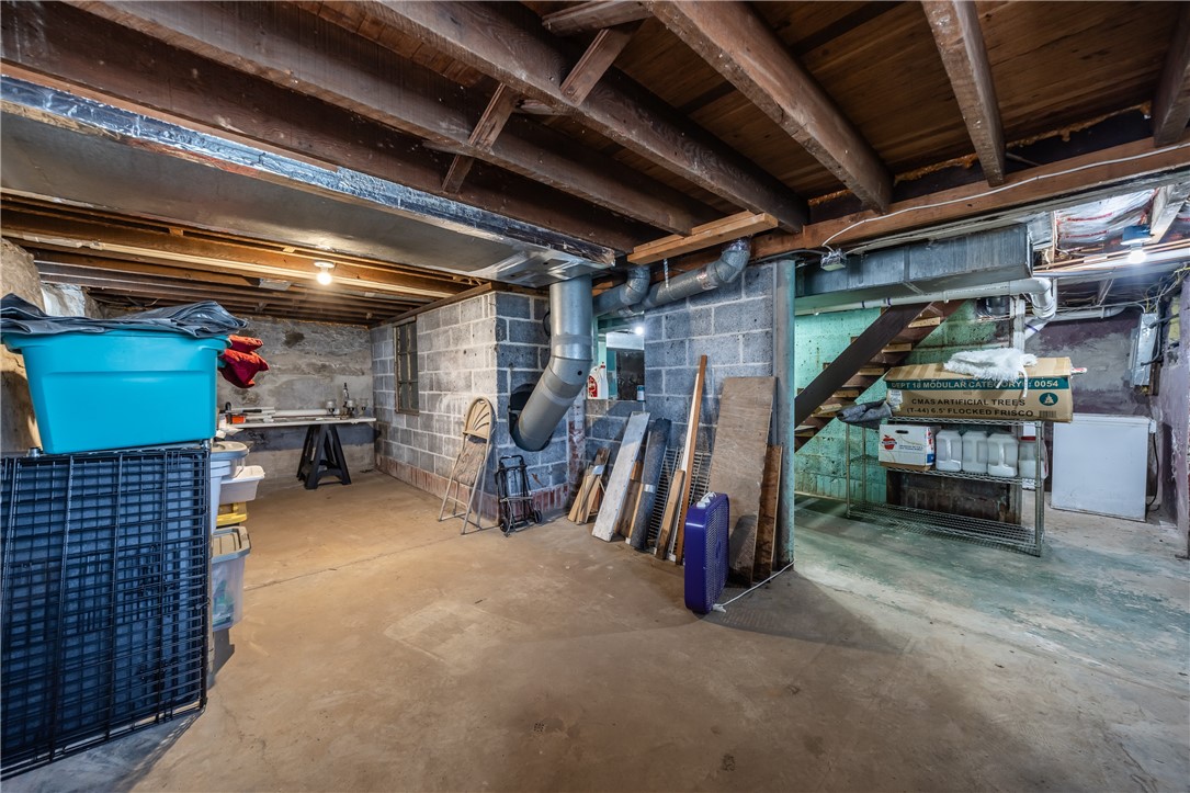 231 Brooks Avenue Rochester, NY 14619 - Photo 41 of 44 FULL BASEMENT WITH ROUGHED-IN BATH