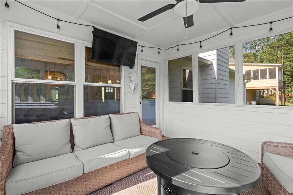 167 Lawrence Drive Villa Rica, GA 30180 - Photo 35 of 43 a living room with furniture and a flat screen tv