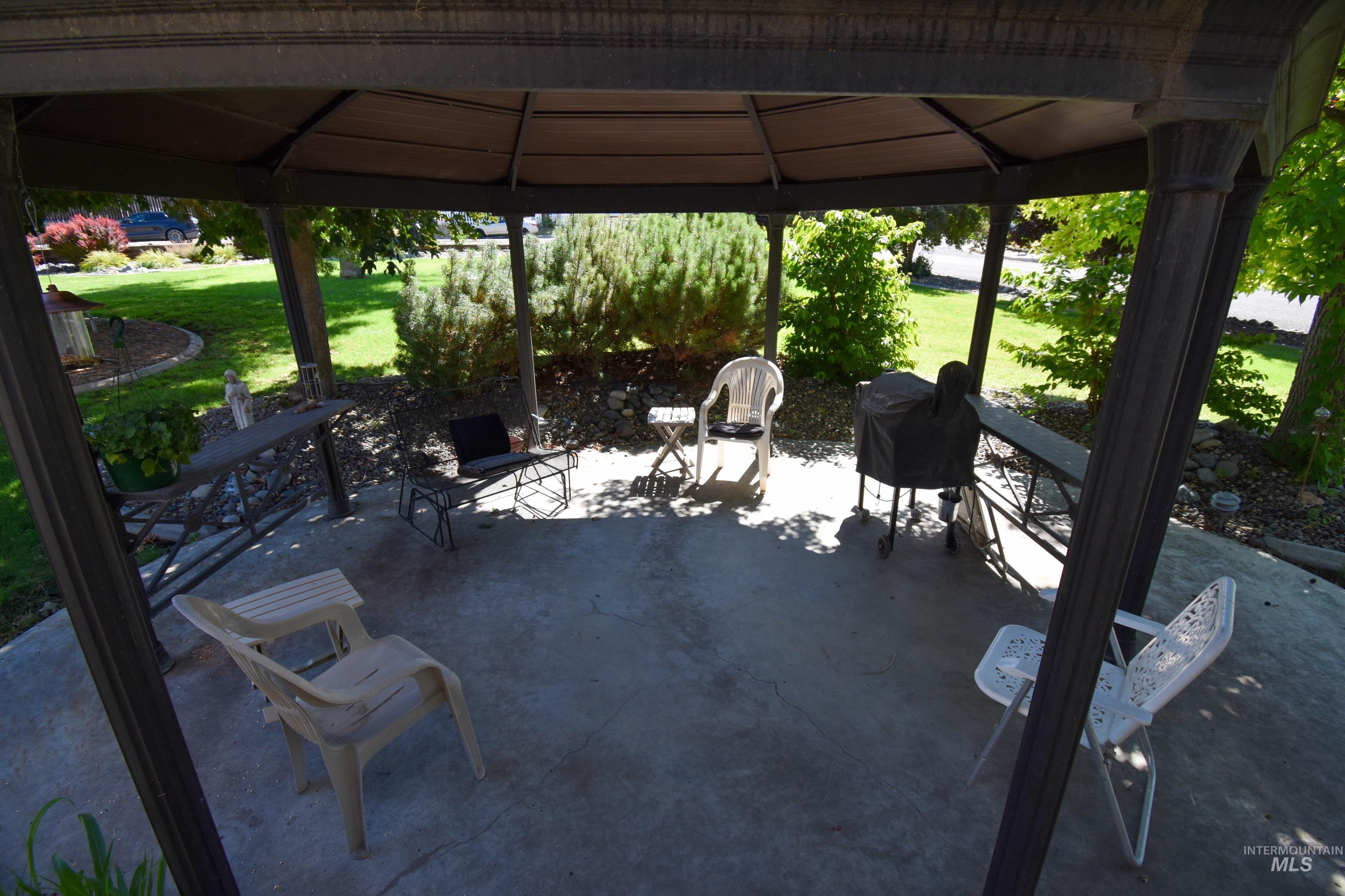 209 Harding Street Asotin, WA 99402 - Photo 27 of 29 View of patio / terrace featuring a gazebo and grilling area