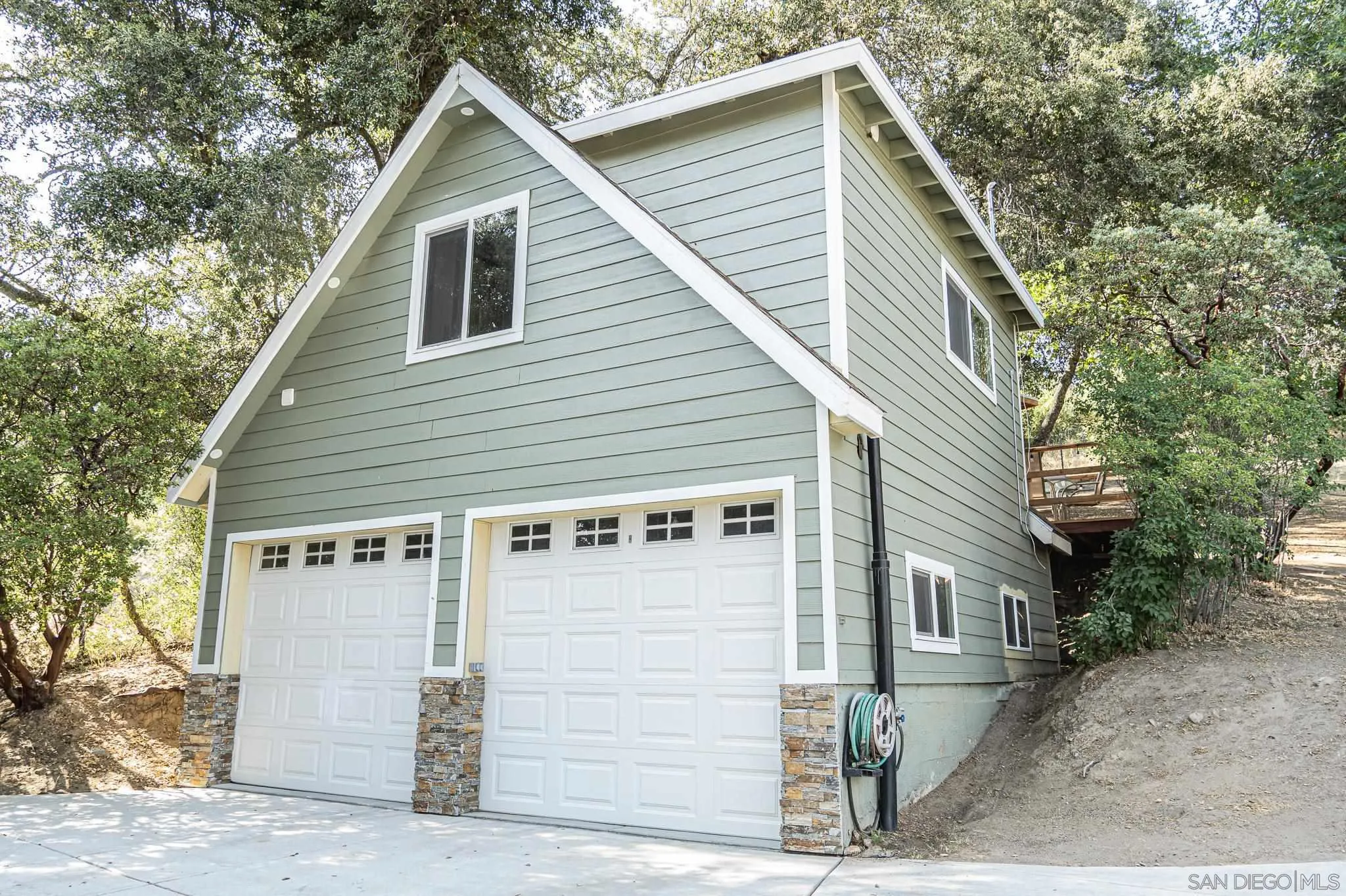 1193 Banner Road Julian, CA 92036 - Photo 44 of 50 a view of a house with a garage