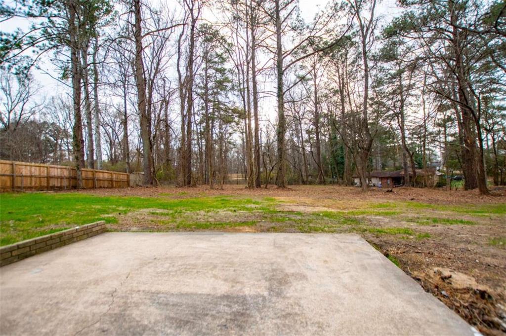 757 North Burnt Hickory Road Douglasville, GA 30134 - Photo 46 of 51 a view of backyard with green space