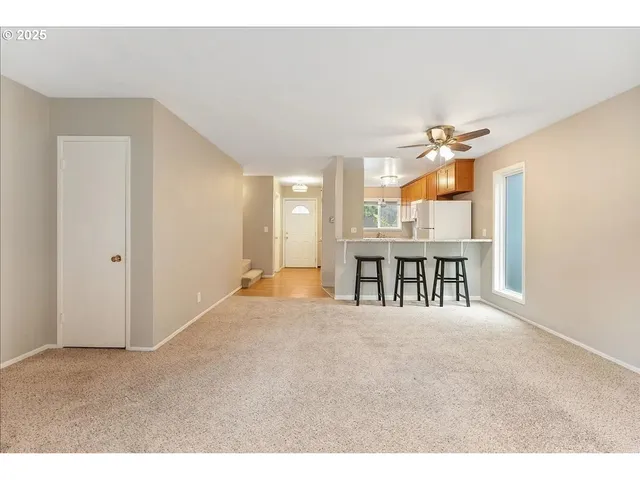 a view of a livingroom with a furniture