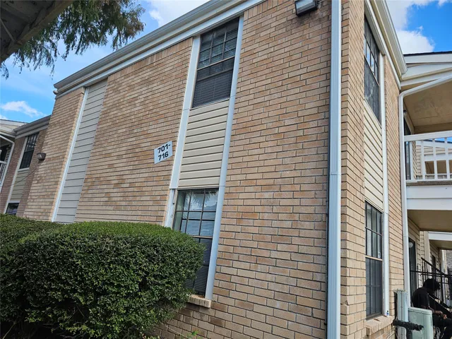 a view of a door with a house