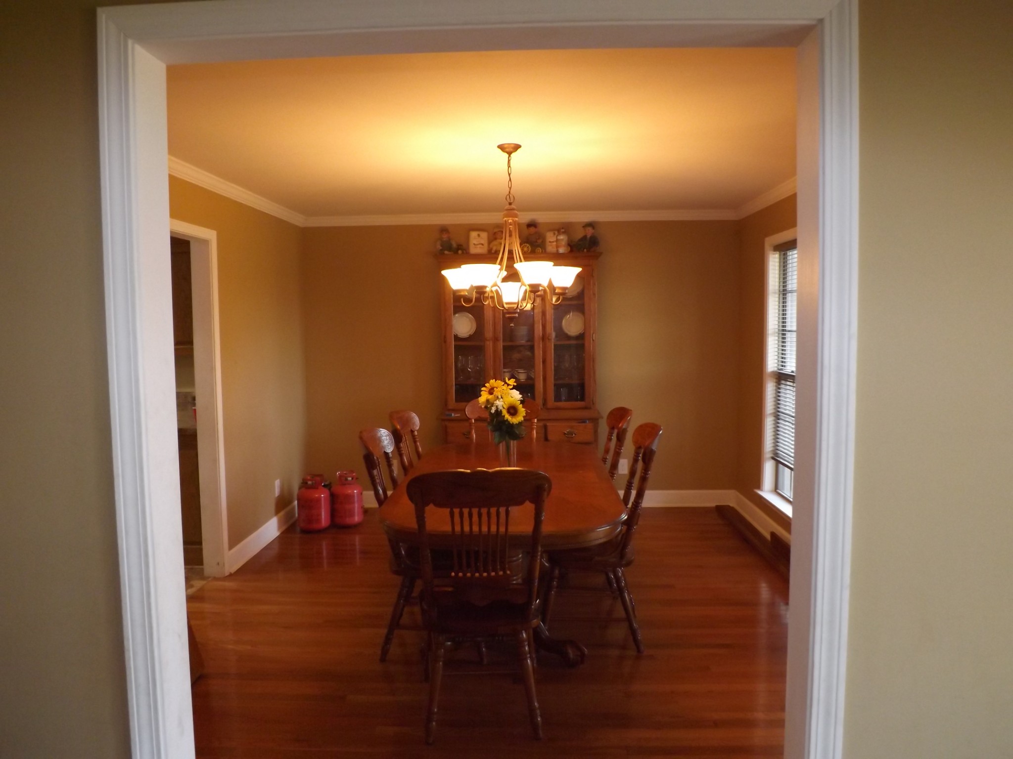 2591 Briar Patch Road Prospect, TN 38477 - Photo 14 of 48 a view of a dining room with furniture and chandelier