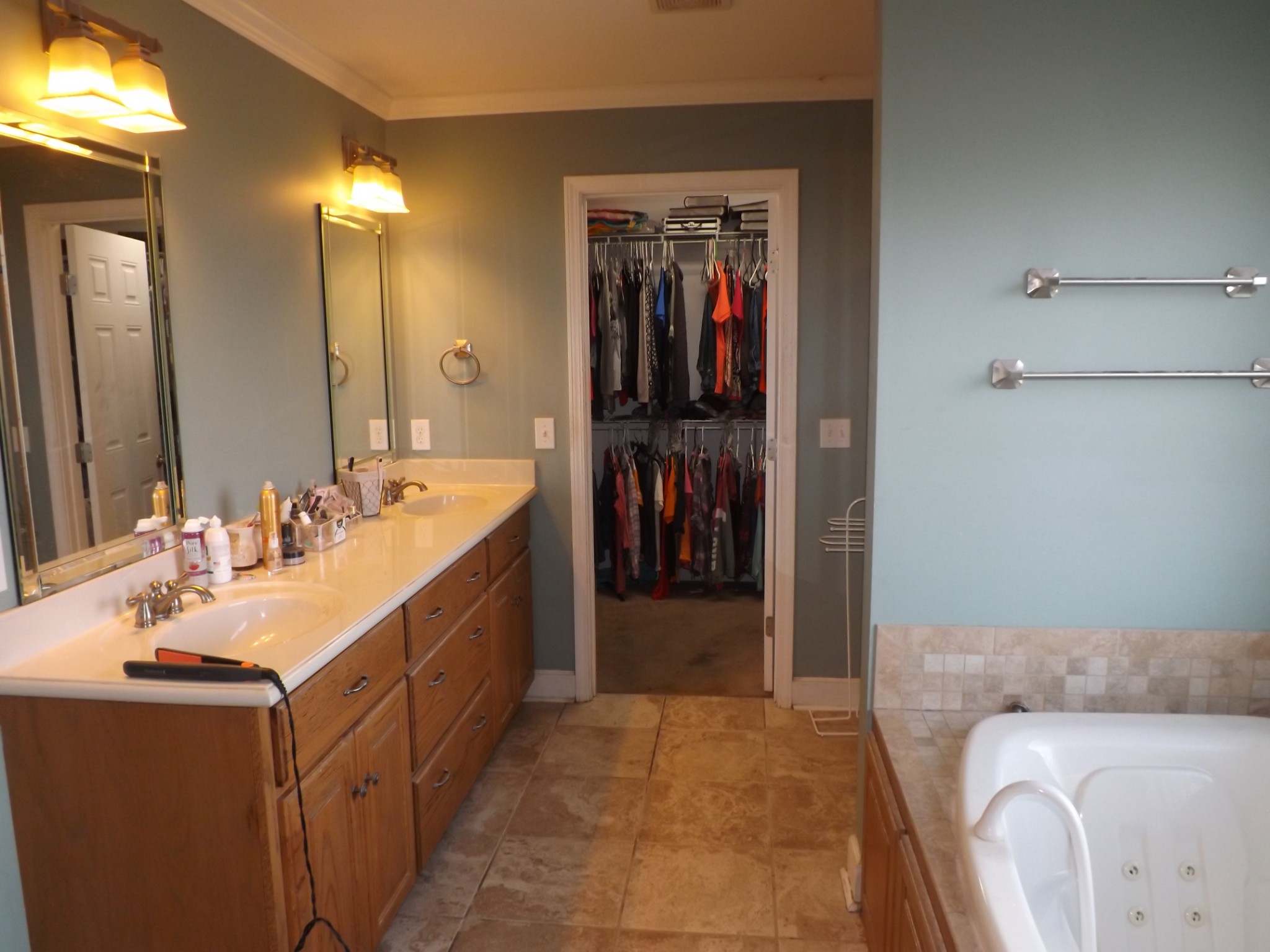 2591 Briar Patch Road Prospect, TN 38477 - Photo 18 of 48 a spacious bathroom with a sink double vanity and a mirror