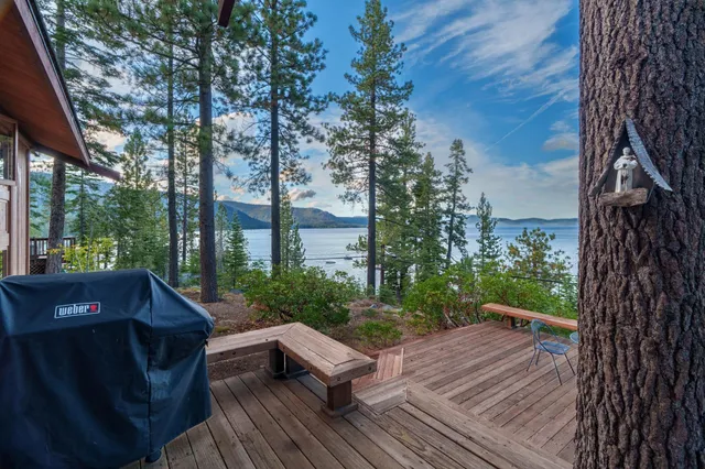 a view of a lake in the middle of a house