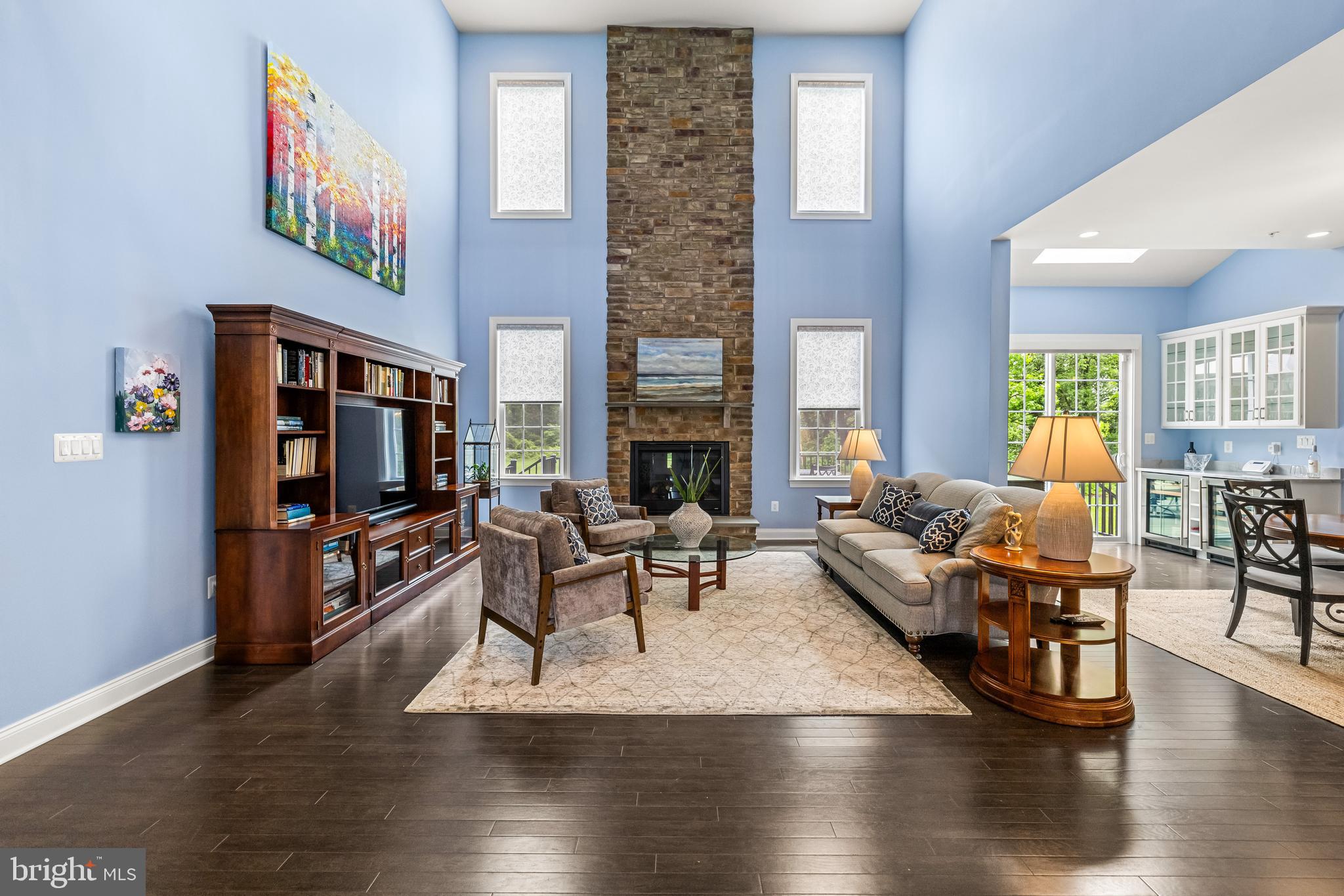 14309 Oak Meadow Road Baldwin, MD 21013 - Photo 27 of 102 a living room with fireplace furniture and a flat screen tv