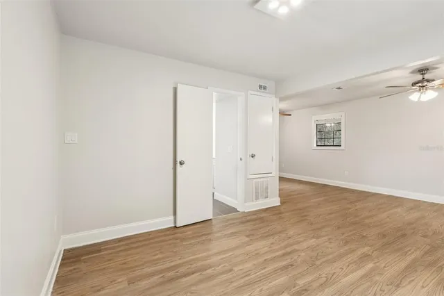 wooden floor in an empty room