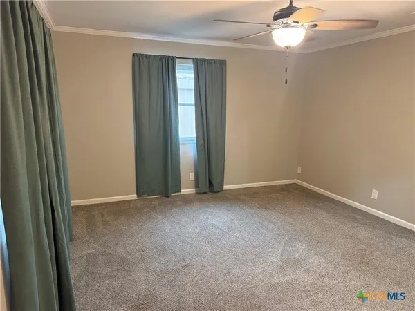 a view of an empty room