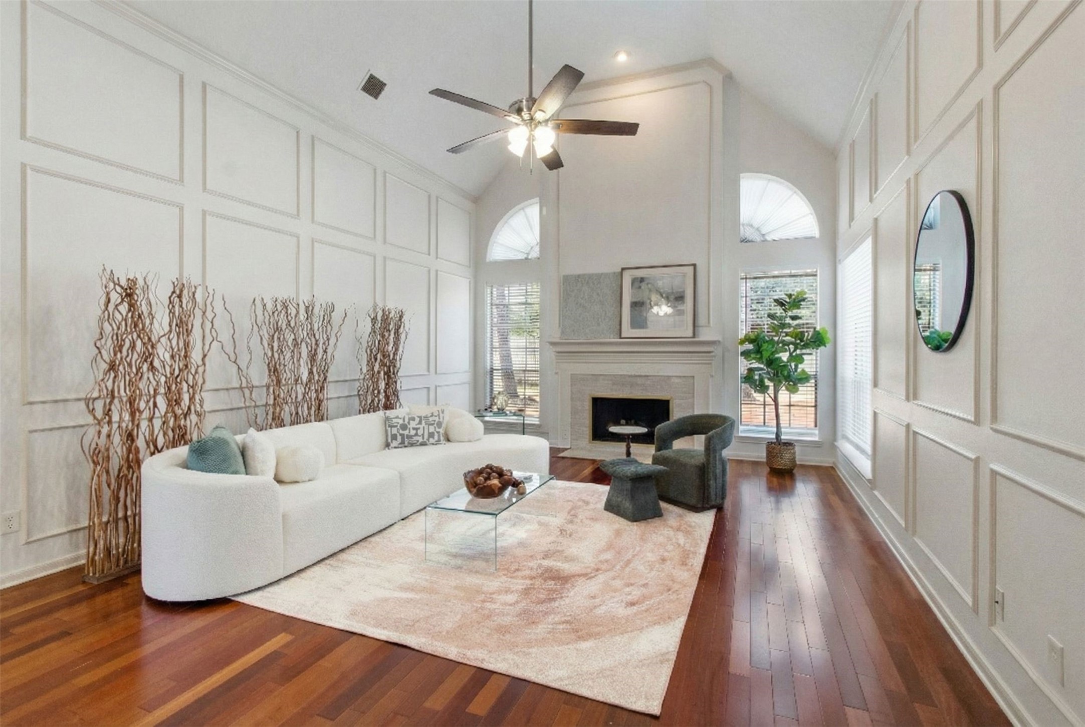 5127 Heathfield Court Houston, TX 77084 - Photo 2 of 37 This spacious living room is cozy yet inviting.