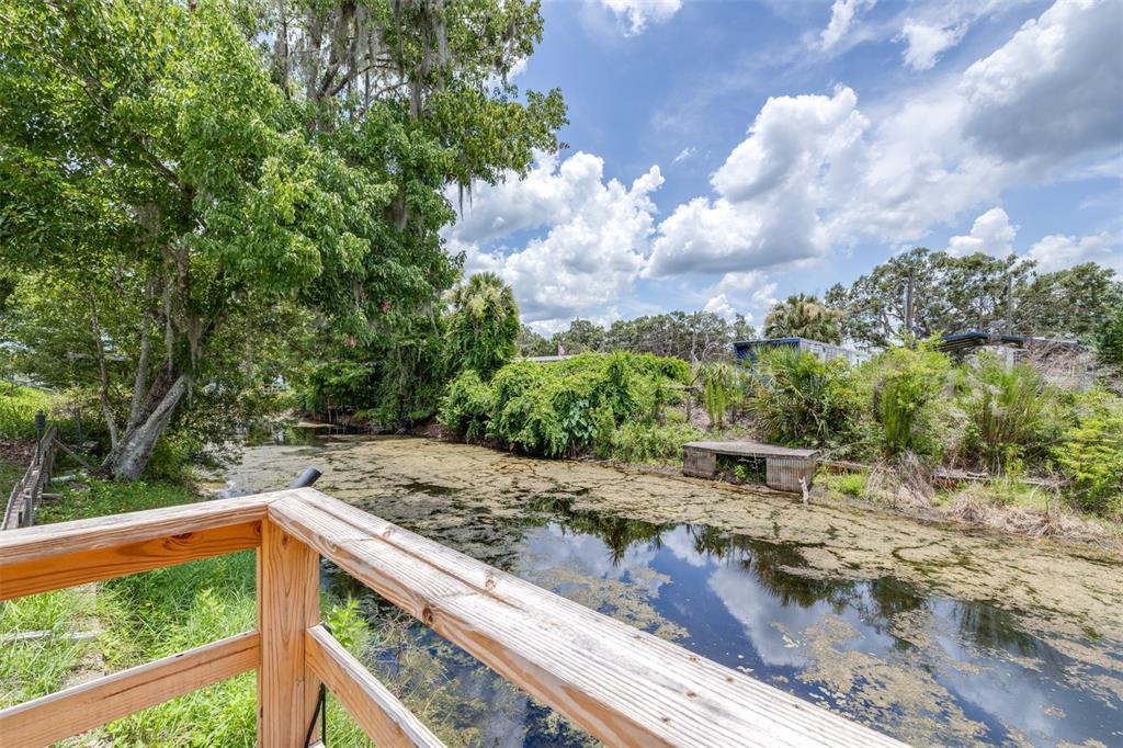 9936 East Perch Court Inverness, FL 34450 - Photo 5 of 30 a view of a yard with plants and wooden fence