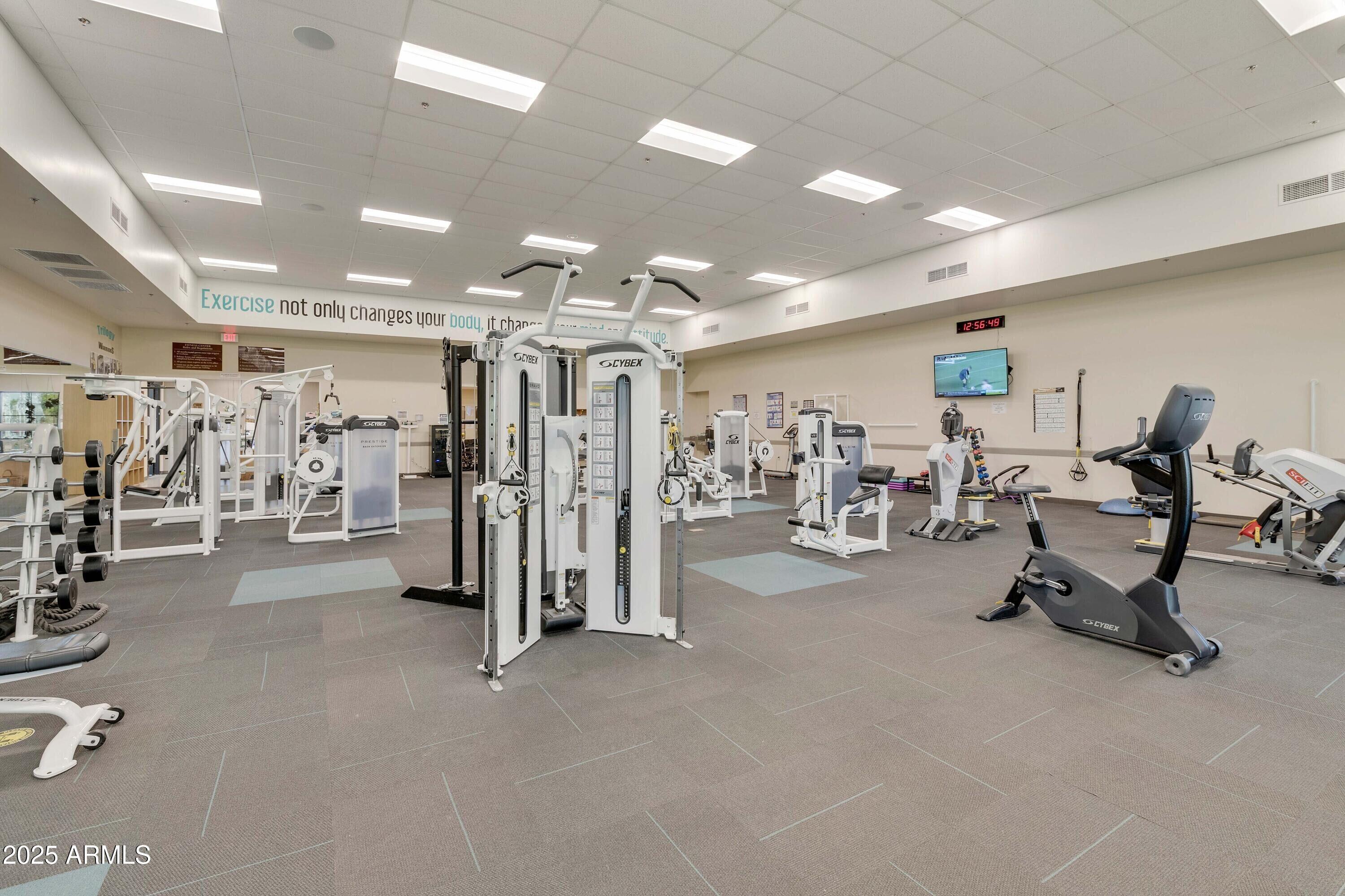 4727 East Azalea Drive Gilbert, AZ 85298 - Photo 32 of 46 a view of a room with gym equipment