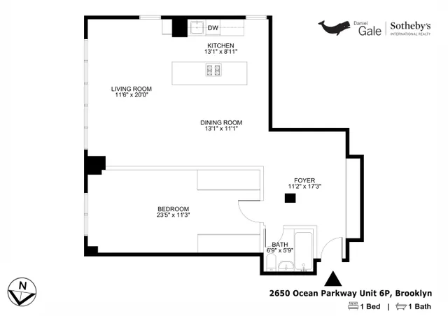 $378,000 | 2650 Ocean Parkway, Unit 6P | Gravesend