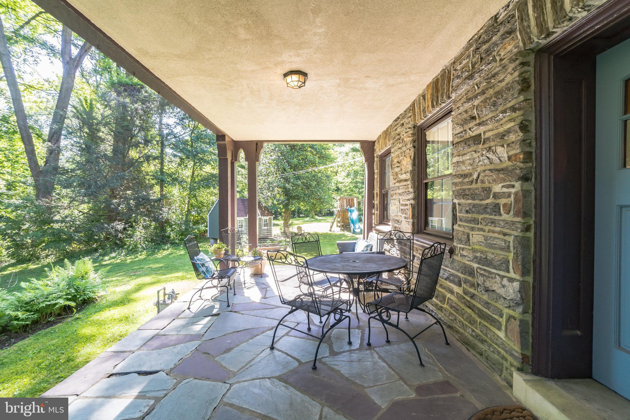 15 Rabbit Run Road Rose Valley, PA 19086 - Photo 11 of 30 Exquisite covered Side Porch
