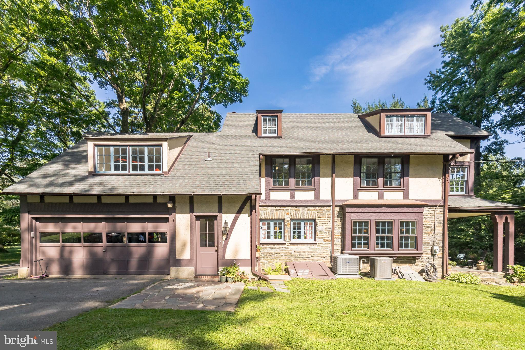 15 Rabbit Run Road Rose Valley, PA 19086 - Photo 29 of 30 Exterior Rear with Garage