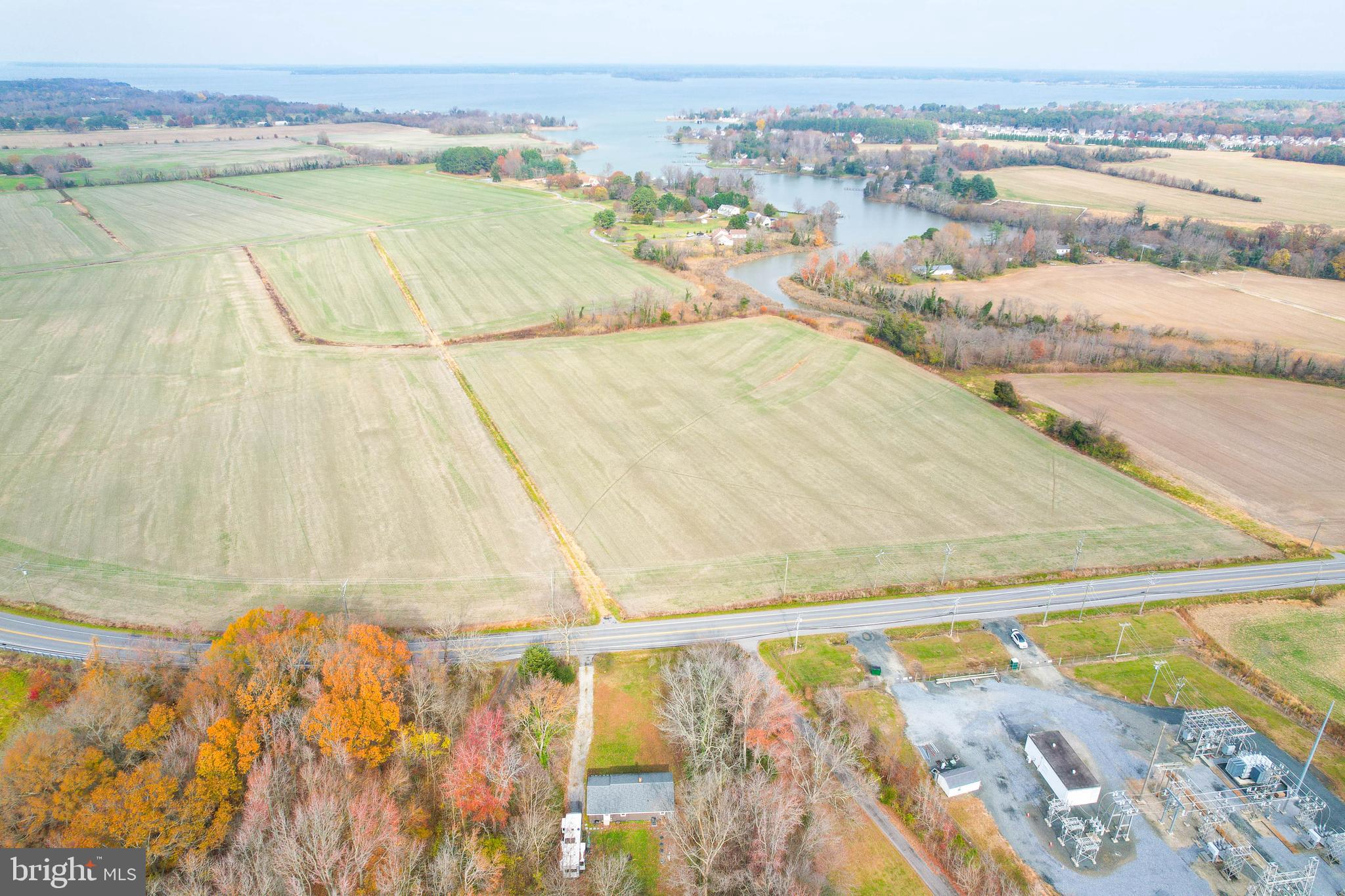 2229 Hudson Road Cambridge, MD 21613 - Photo 42 of 47 Aerial house to River