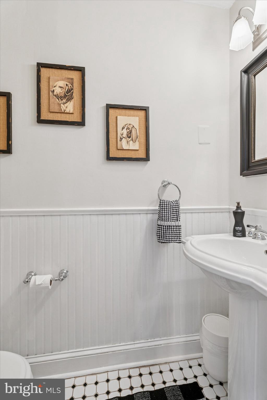 207 Fitzwilliams Road Bryn Mawr, PA 19010 - Photo 11 of 26 a bathroom with a sink mirror and toilet