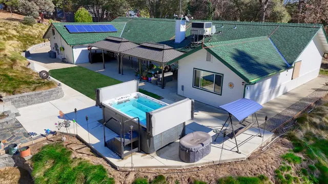 a bed room with a bed and a window