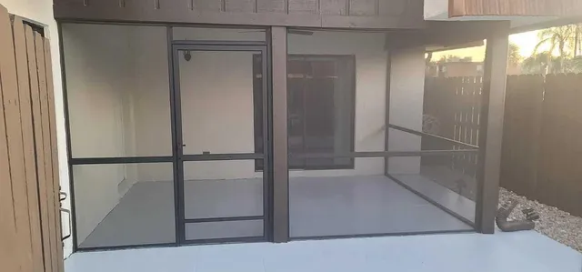 a view of empty room