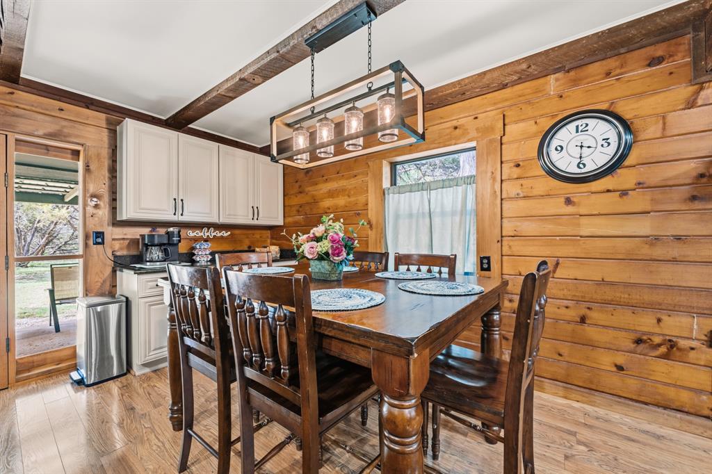 2731 Garrett Lane China Spring, TX 76633 - Photo 23 of 36 a view of a dining area with furniture and a large window