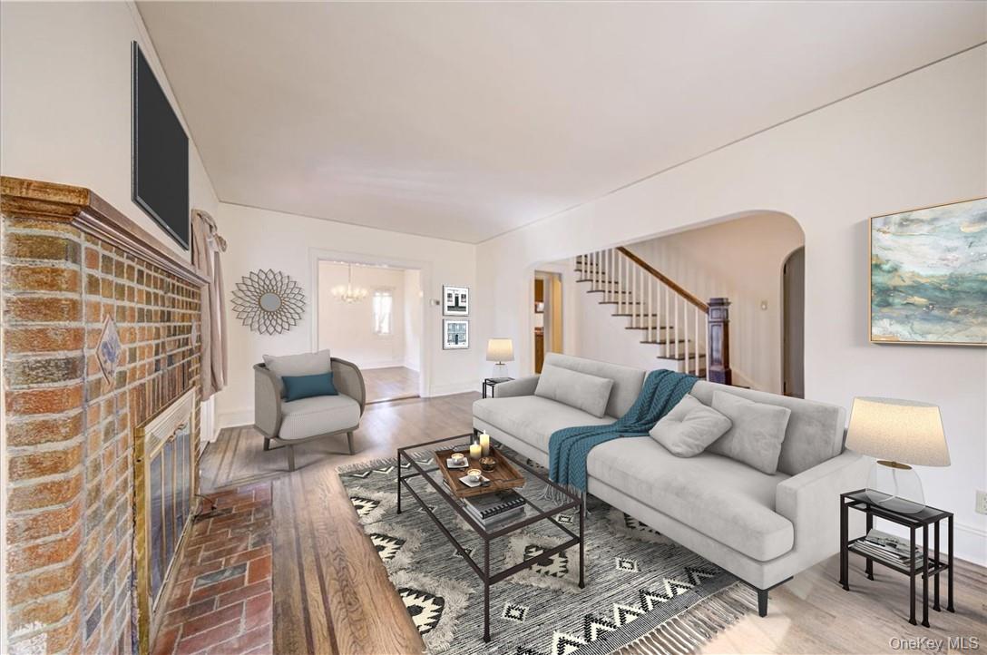 1 Rutgers Place Scarsdale, NY 10583 - Photo 6 of 29 a living room with furniture and wooden floor