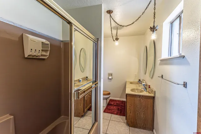 a bathroom with a sink and a toilet