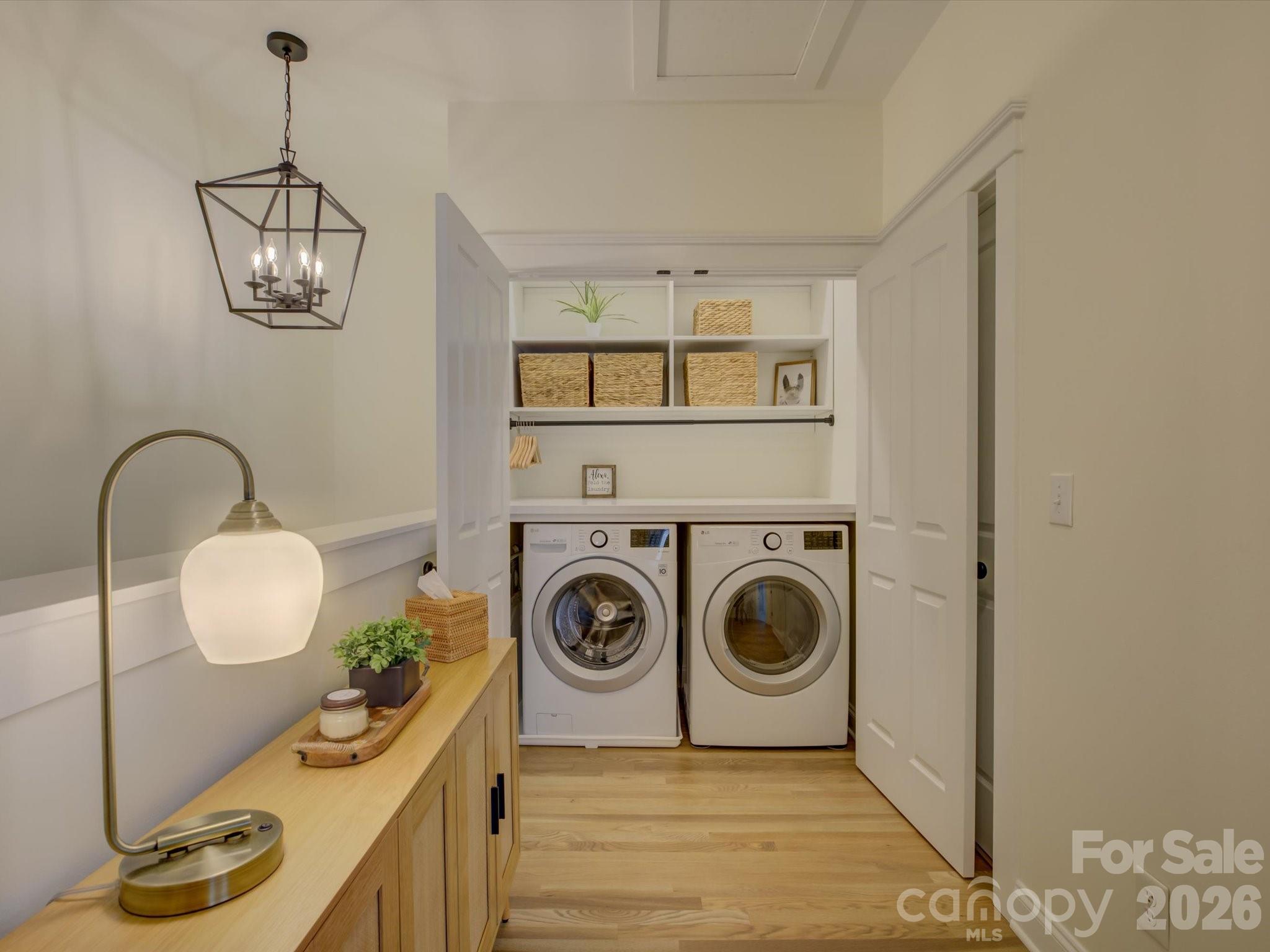 1305 Barnett Woods Crossing Fort Mill, SC 29708 - Photo 18 of 48 a view of a livingroom with washer and dryer