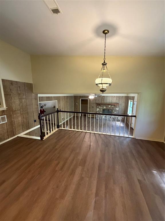 257 West Acres Road Gun Barrel City, TX 75156 - Photo 8 of 22 a view of a room with wooden floor chandelier and windows