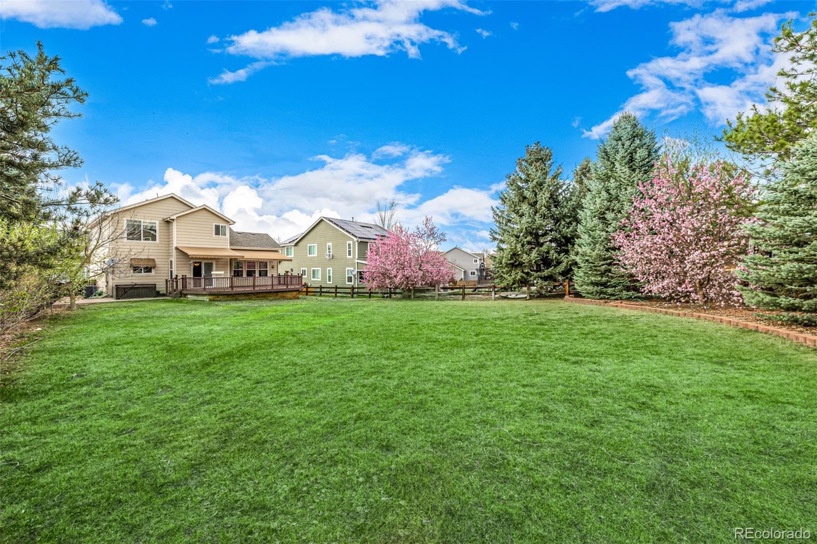10244 Royal Eagle Street Highlands Ranch, CO 80129 - Photo 46 of 46 a view of a house with a big yard