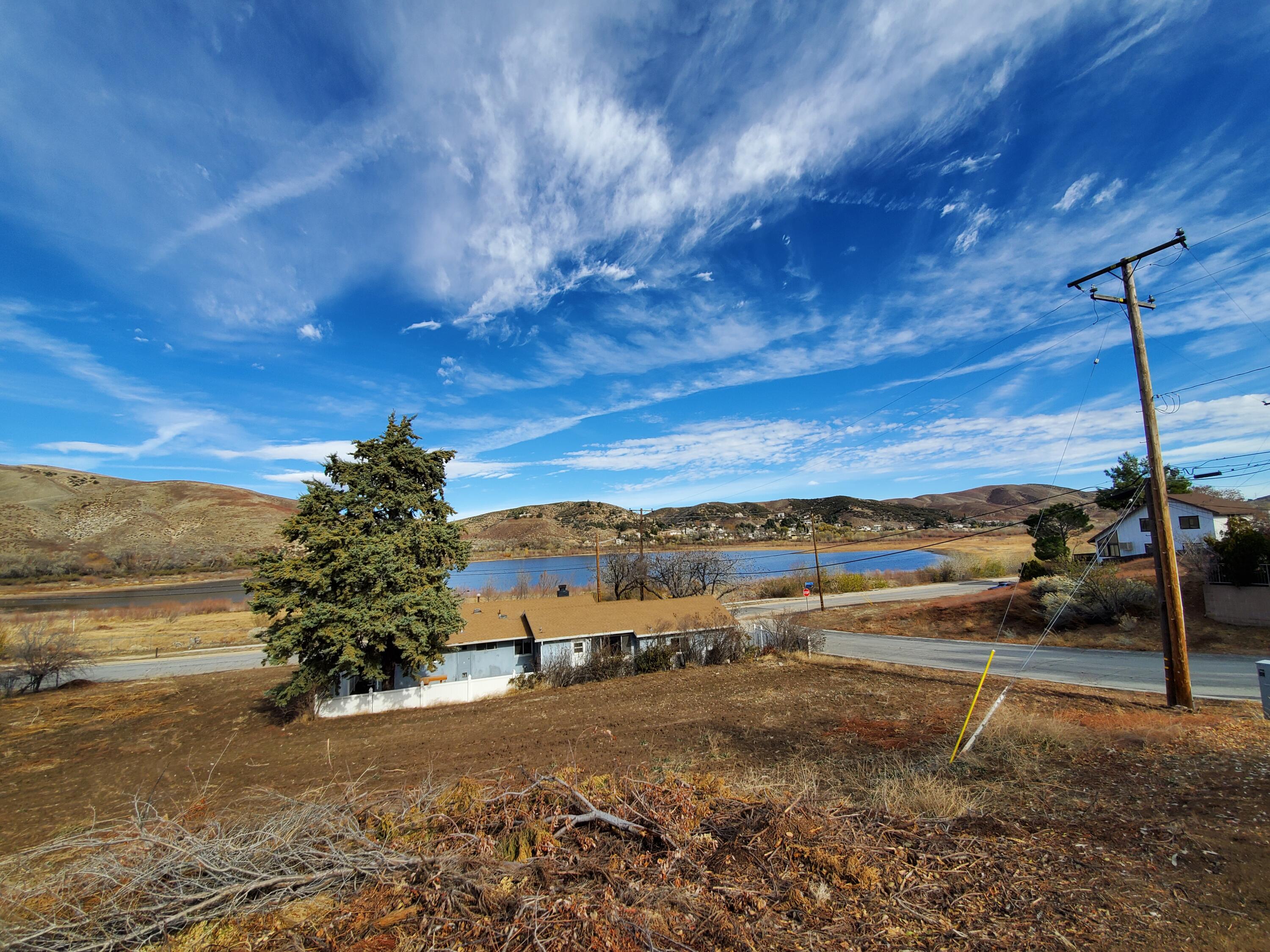 Chippewa Drive Lake Hughes, CA 93532 - Photo 16 of 31 a view of a road with an ocean view