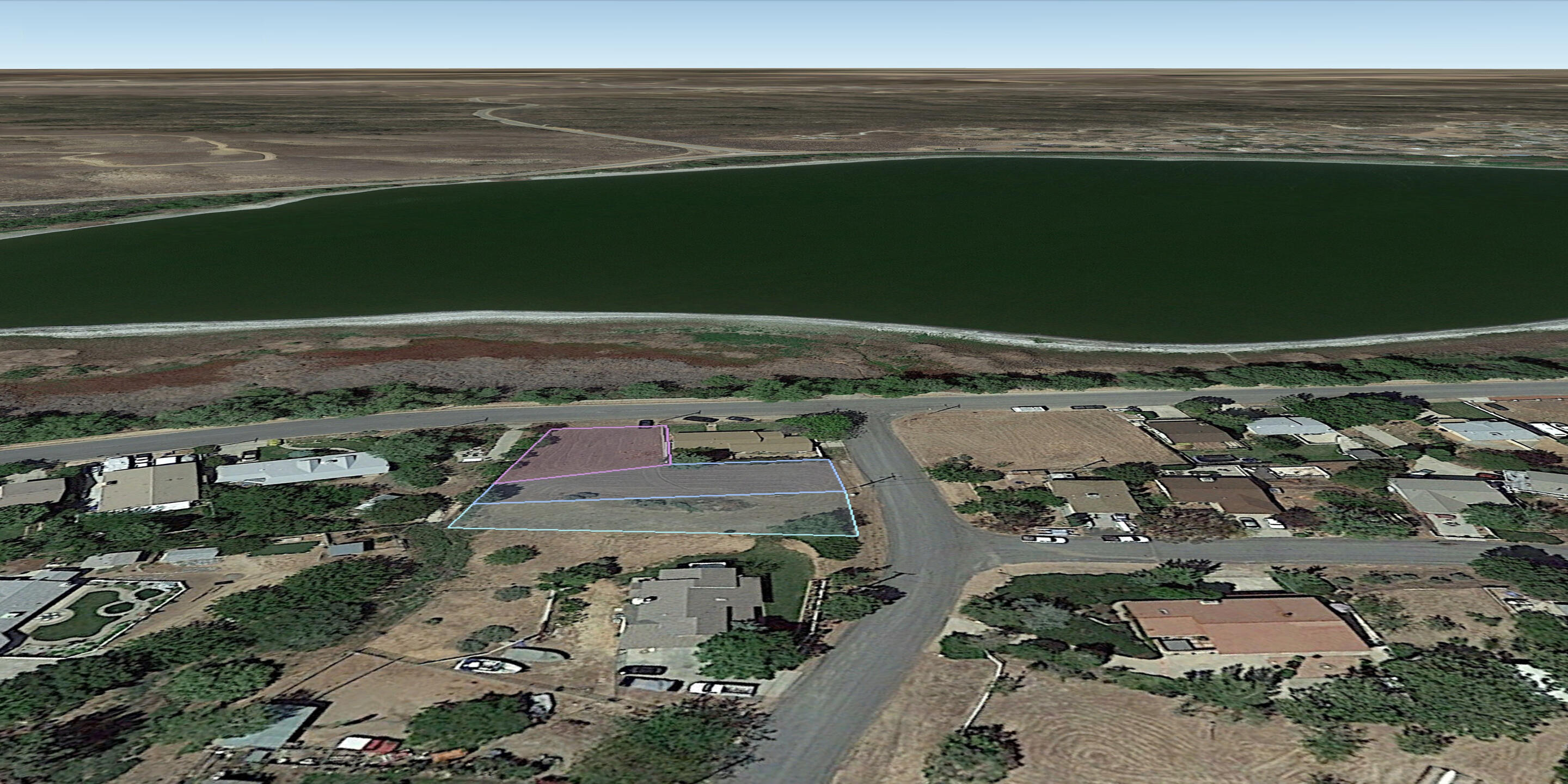 Chippewa Drive Lake Hughes, CA 93532 - Photo 27 of 31 an aerial view of a house with a lake view