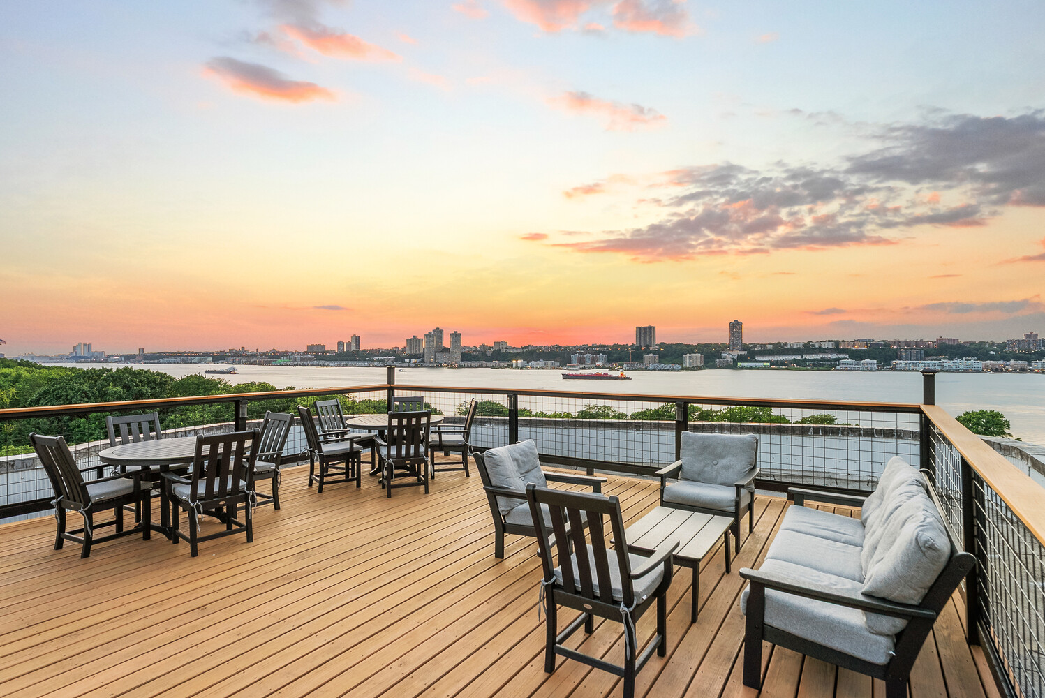 214 Riverside Drive, Unit 508/509 Manhattan, NY 10025 - Photo 14 of 17 an outdoor space with furniture and mountain view