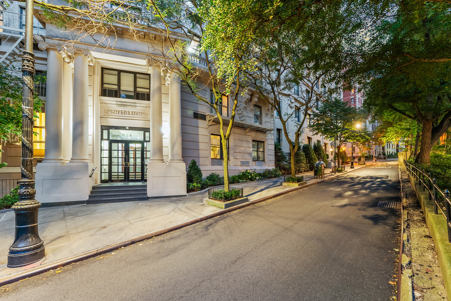 214 Riverside Drive, Unit 508/509 Manhattan, NY 10025 - Photo 16 of 17 a view of a house with a street