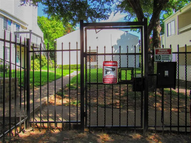 a view of a building from a balcony